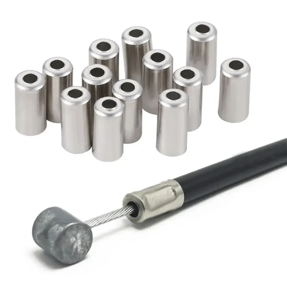 Fahrrad 5mm Brems Kabel Gehäuse Ferrule Kupfer End Kappen MTB Rennrad – Bild 2