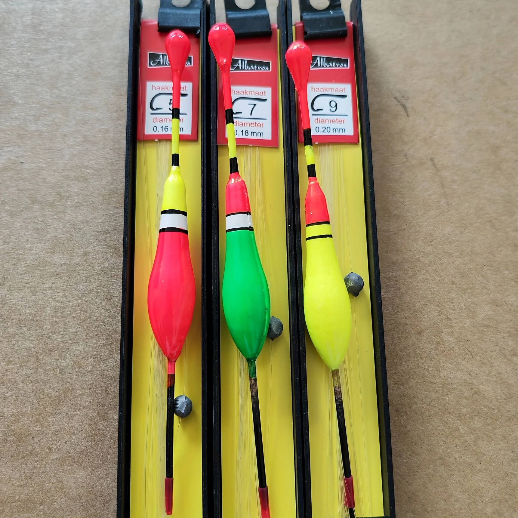 Anfängerfreundliches Angelposen-Set - Bobber-Rig mit flachem (3 Stück) – Bild 2