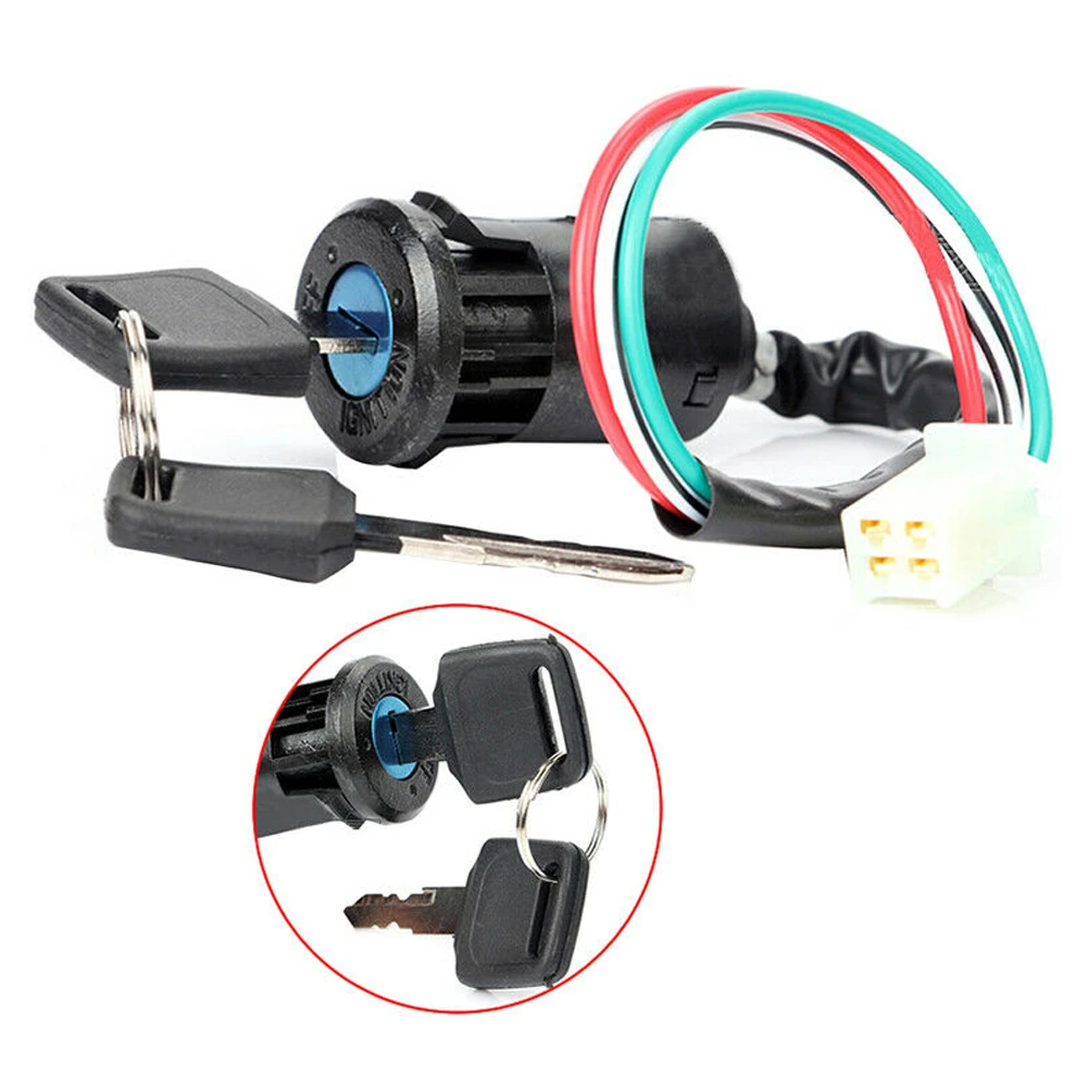 Motorrad Zündschloss + Schlüssel Roller Zubehör fit Für Quad Dirt Bike – Bild 6