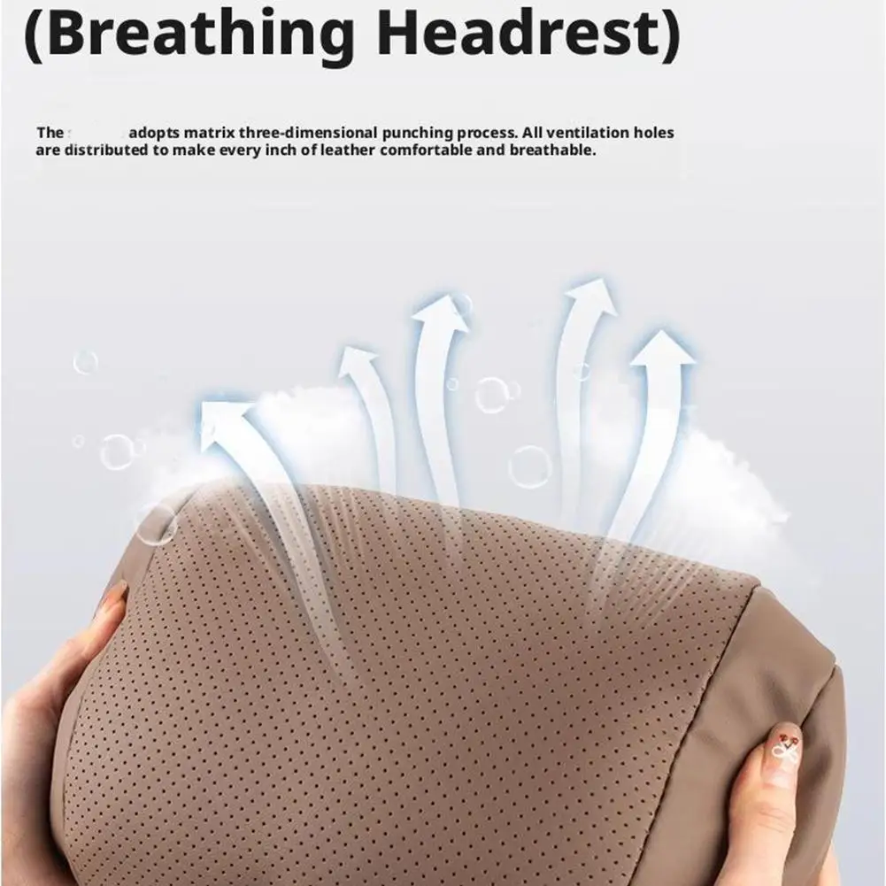 Universelles Auto-Sitzkopfstützen-Nackenkissen, 3D Ergonomische – Bild 4