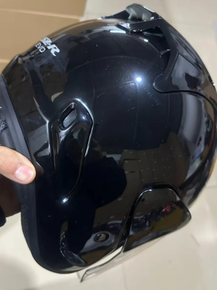 3/4 Open Face SZR VEO Helm für Harley Motorrad Cruiser Motorrad – Bild 3