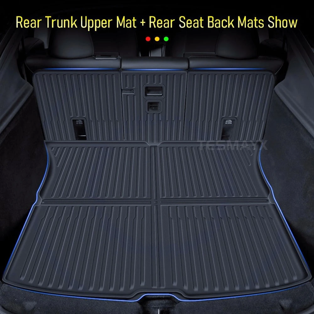Tesla Modell Y Juniper 2025 2026 Auto Fußmatten Cargo-Liner Stamm – Bild 6