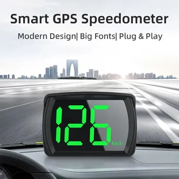 Y03 Universelles Auto-HUD-Head-Up-Display, digitaler Tachometer, große Schriftart, KMH-Projektor für Auto