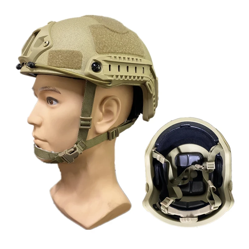 BOOIU Fast MH Taktischer Helm Glasfaserhelm Outdoor-Aktivität Schutztraining Sicherheit Aufrufbekämpfungshelme