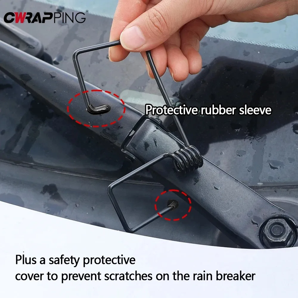 Auto Wischer Booster Frühling Wischer Arme Schutz Werkzeuge (2 Stück) – Bild 3