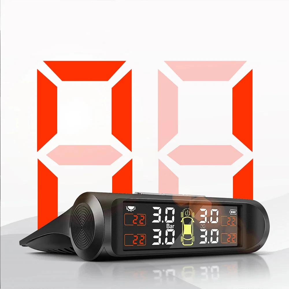 TPMS Solar-Reifendrucksensor, Auto-Reifendruckkontrollsystem – Bild 4