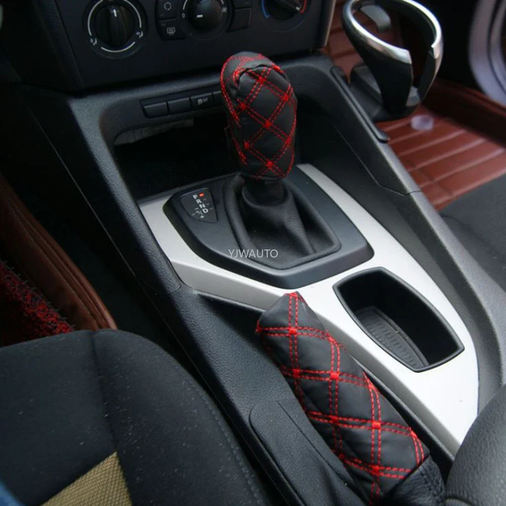 Handbremsabdeckung Auto Handbremse Griffabdeckung Schaltknauf – Bild 5