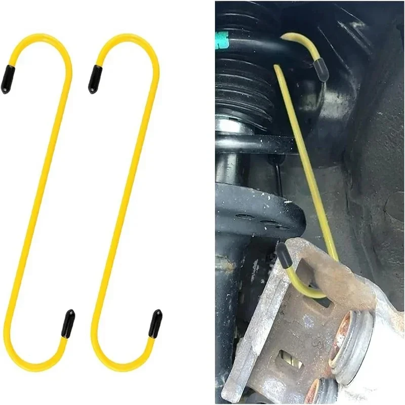 Auto-Bremssattel-Haken, Auto-Bremssattel-Aufhänger, Haken mit Gummispitzen, universelle Werkzeuge