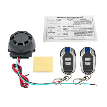 Universeller Motorrad-Diebstahlalarm, Vibrationsalarm, Fernbedienung, Autosuche, einstellbare Empfindlichkeit