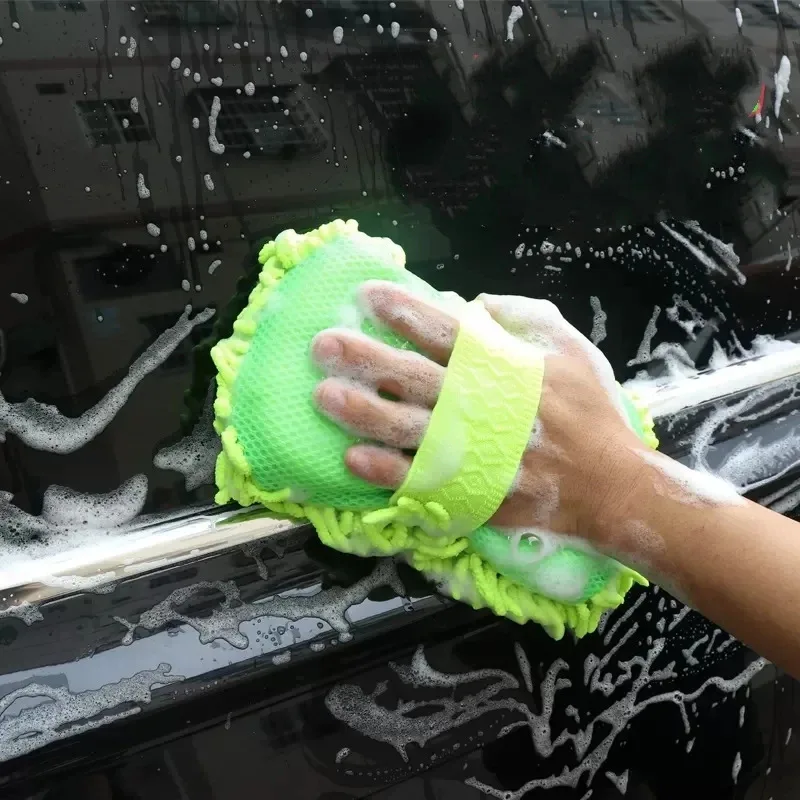 Mikrofaser Auto Waschmaschine Schwamm Reinigung Auto Pflege – Bild 2