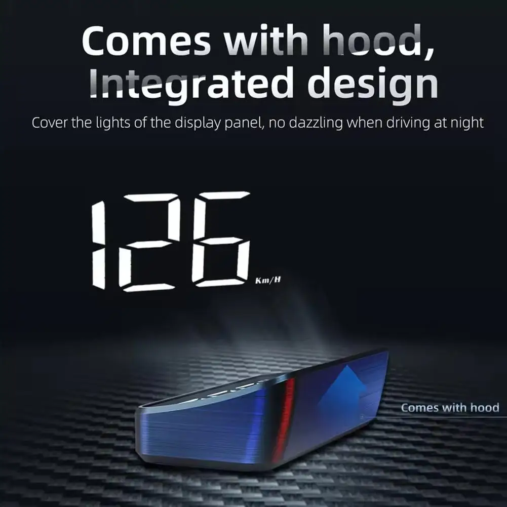 M2 Head Up Display GPS HUD Digital Tacho Plug Und Play Universal Autos – Bild 5