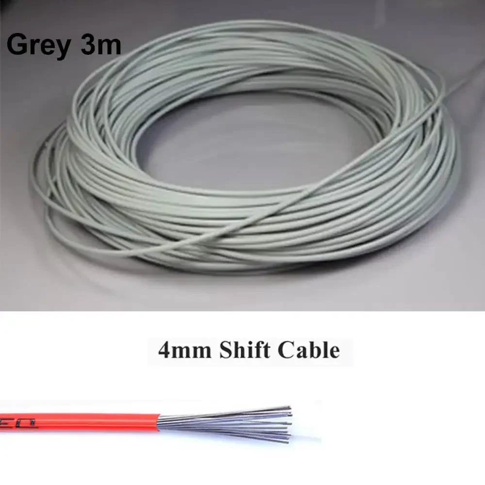 3m 4mm/5mm Fahrrad Bremskabel Leitungsrohr Fahrrad Schalthebel Schaltwerk Kabel MTB Rennrad Schaltkabel Draht