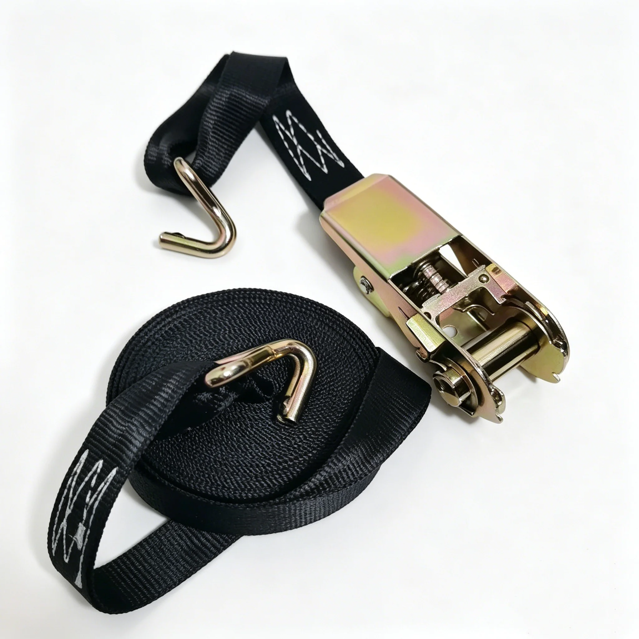 Ratschenspanner, selbstverriegelnder Nylon-Flugzeuggurt, Doppelhaken – Bild 3
