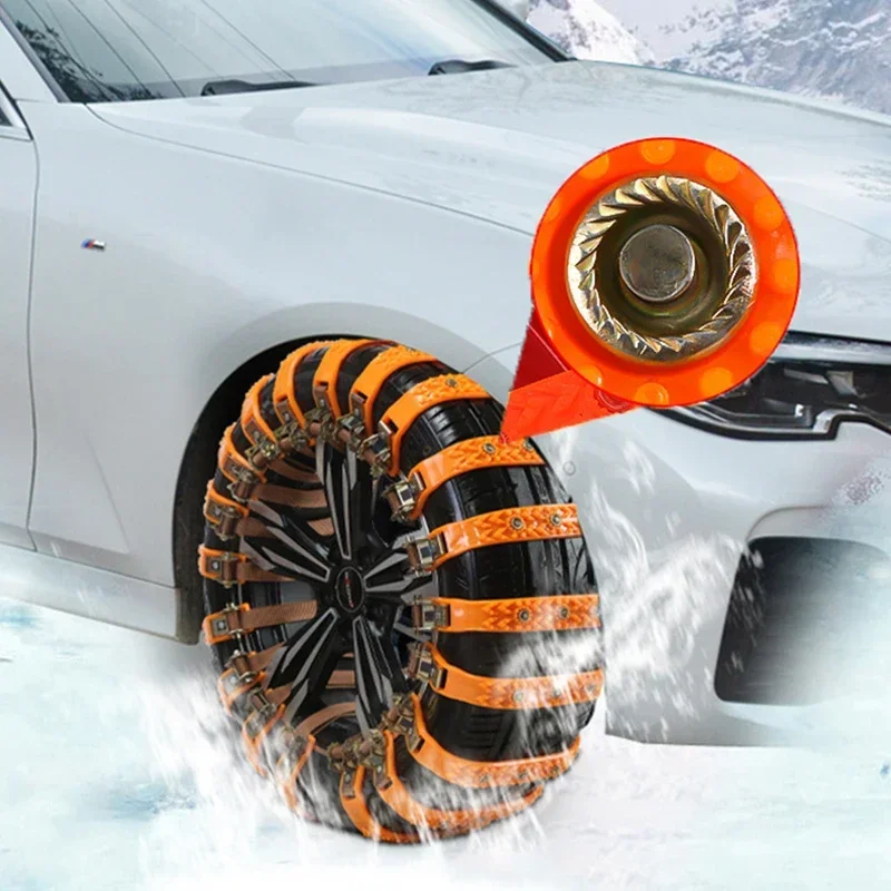 Anti-Rutsch-Ketten für Schneereifen, universeller Typ für Autos – Bild 2