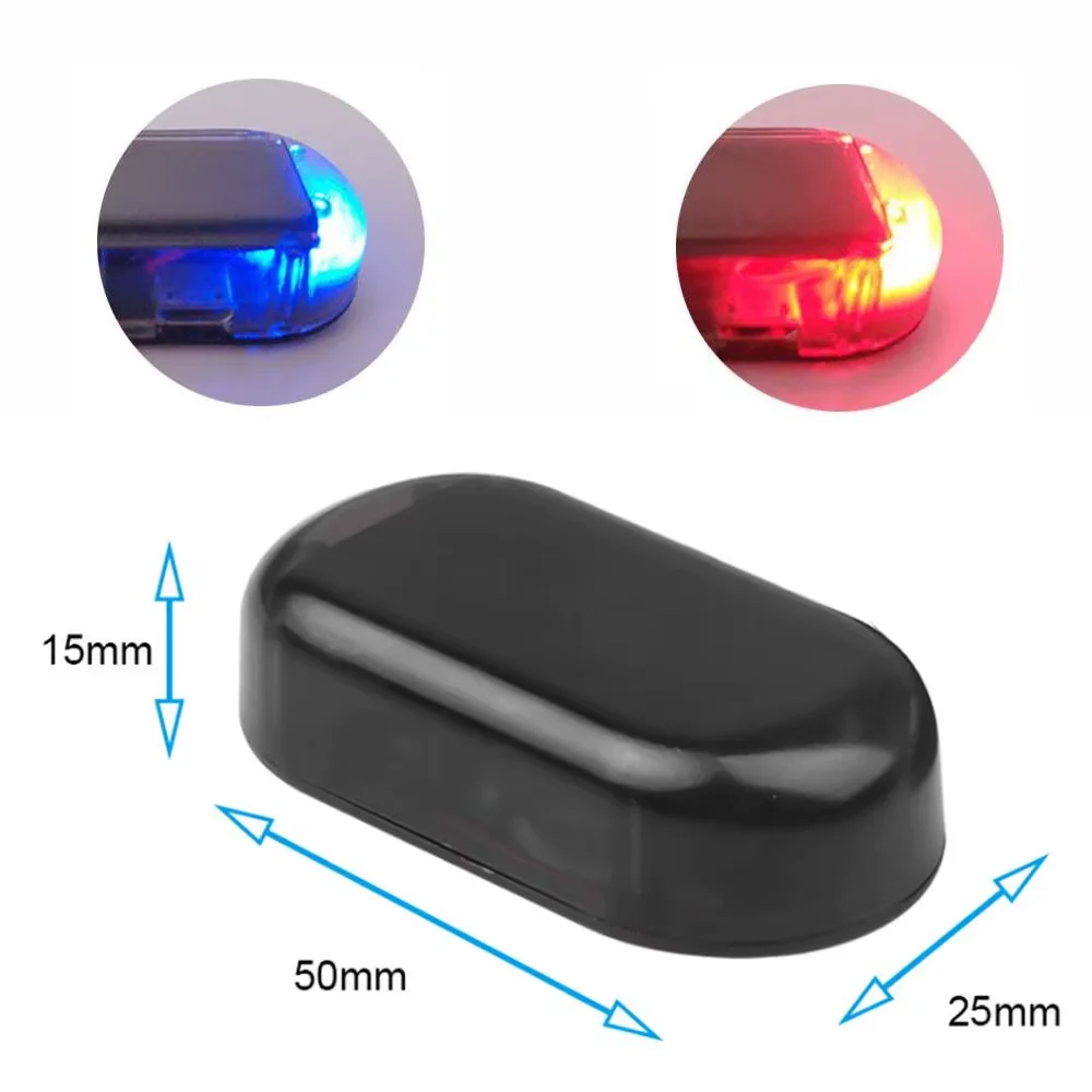 Auto Gefälschte Sicherheit Licht Solar Powered Simulierte Dummy Alarm – Bild 2