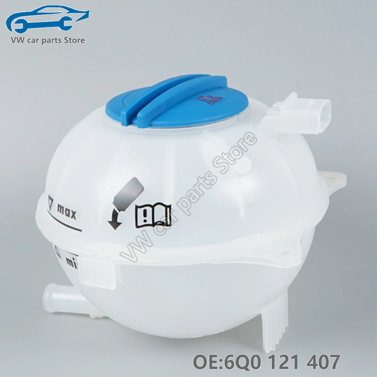 6Q 0121407 Auto Kühler Kühlmittel Überlauf Reservoir Expansion Recovery Tank für Audi A1 Seat Ibiza Skoda