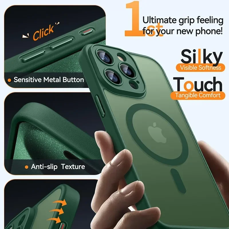 Luxuriöse Mattierte Handyhülle für iPhone 18 17 17e 16e 16 15 14 13 12 – Bild 4