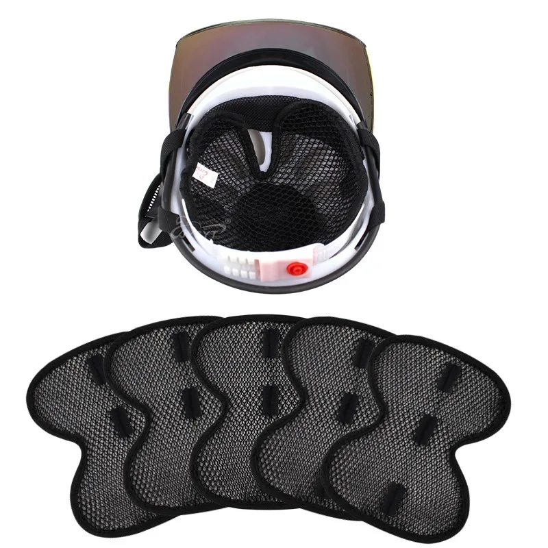 Motorrad Helm Einsatz Liner Kappe Kissen Pad Atmungsaktiv Schnell trocknend Schweiß Wicking Helm Isolierung