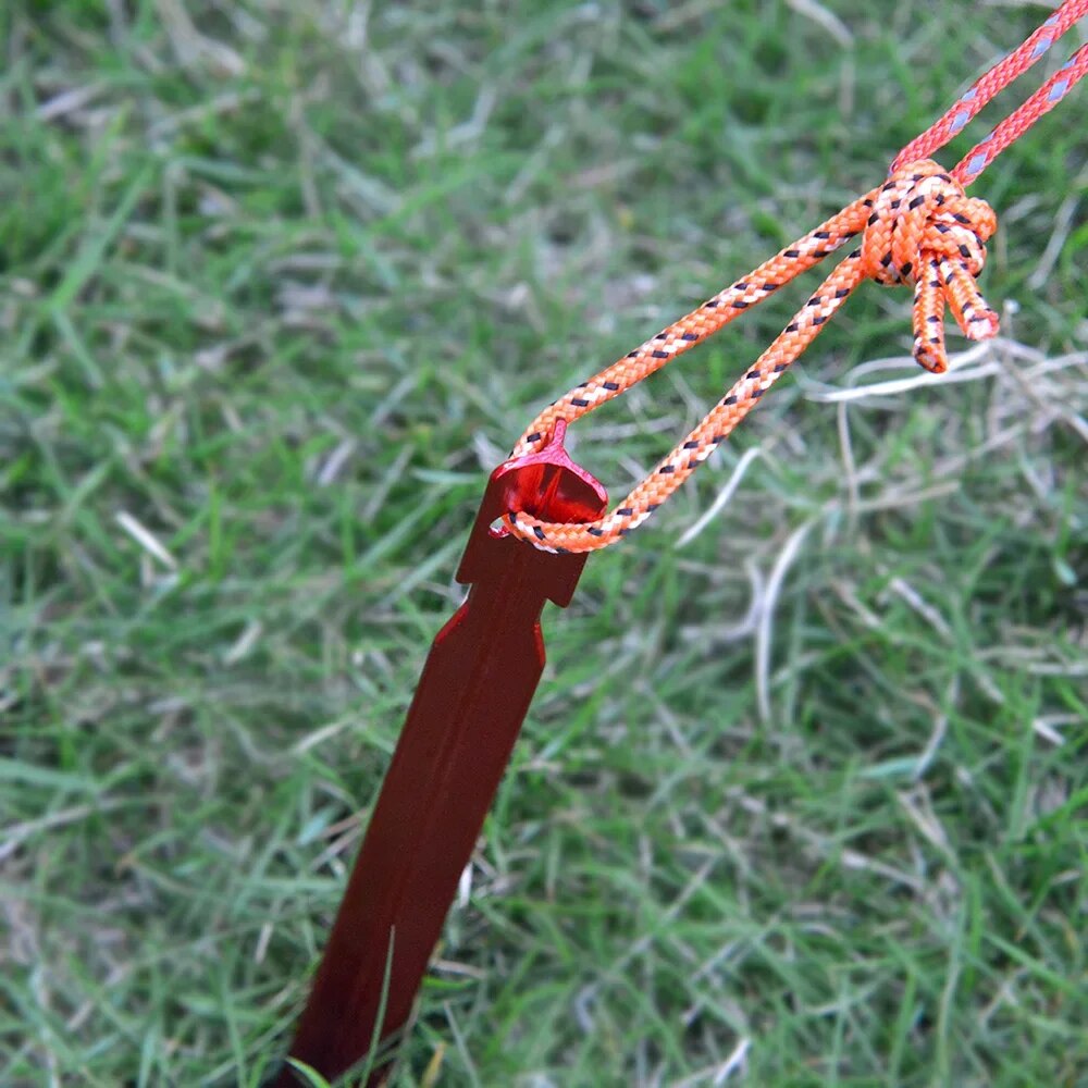 18cm Aluminium Legierung Zelt Nehmen Heringe Heavy Duty (10 Stück) – Bild 5