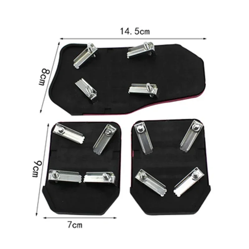 Universal-Set Rutschfeste Aluminium-Pedalabdeckungen (2 Stück) – Bild 6