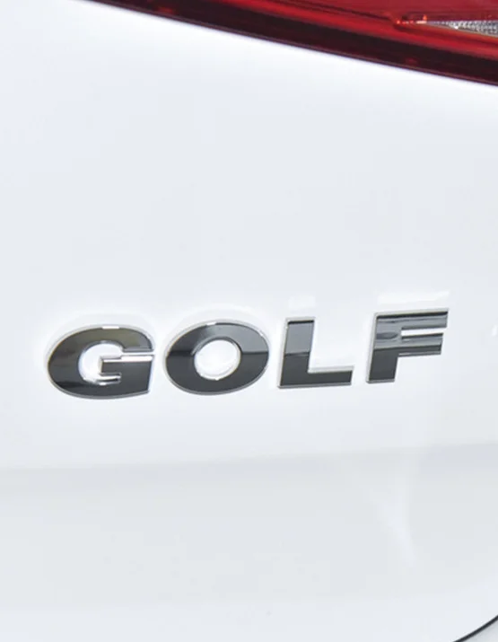 3D ABS für GOLF Auto Brief Hinten Stamm Stoßstange Emblem Aufkleber – Bild 6