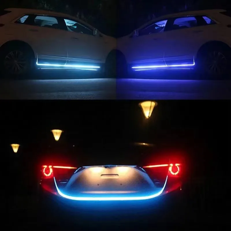 Dynamische meteor Led Auto Haube Lichter Streifen Universal Motorhaube – Bild 3