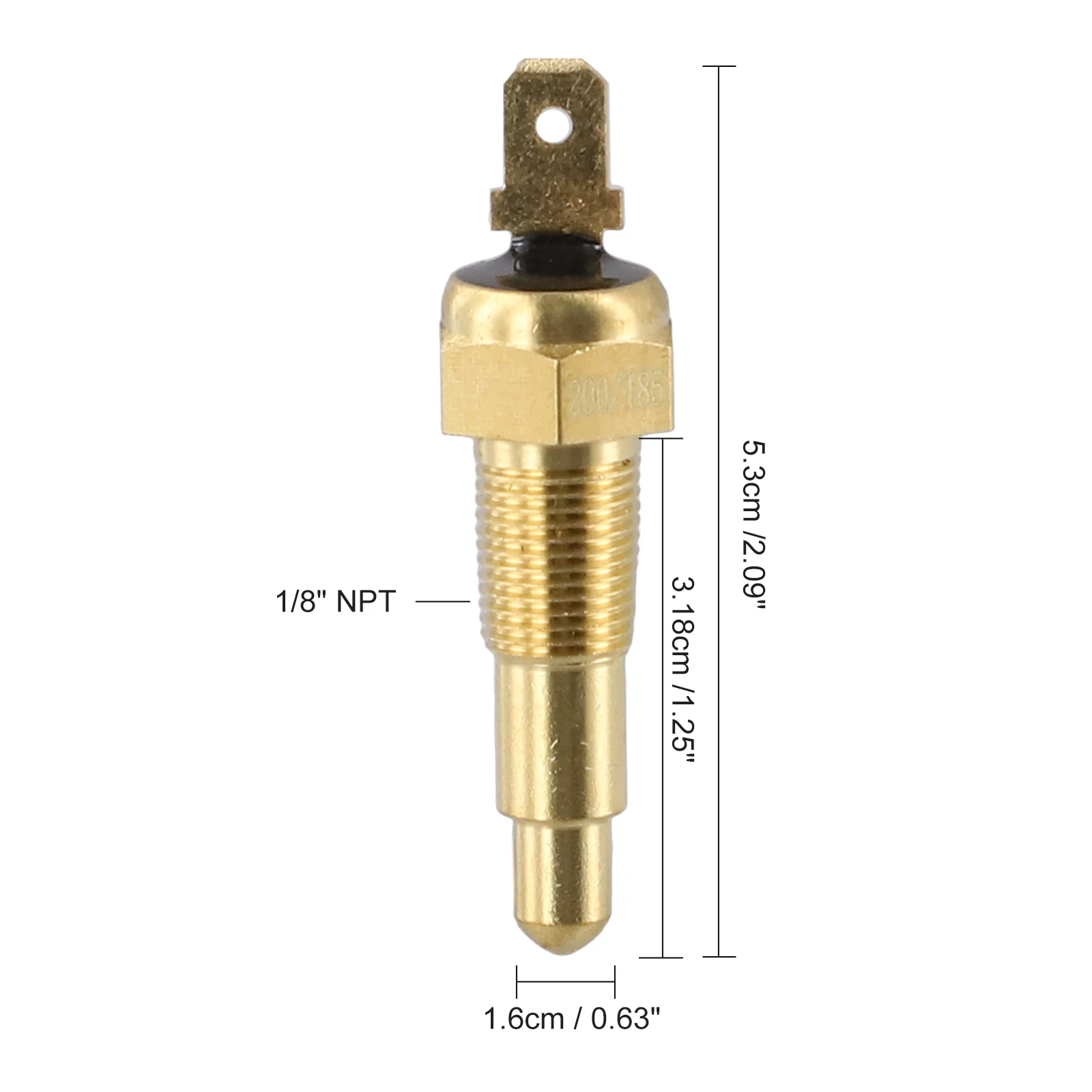 Motorkühlerventilator-Thermostat-Temperatursensor-Schalter 1/8"NPT – Bild 4