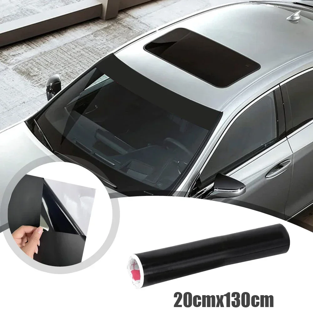 Universal Auto Außen Zubehör Auto Matte Schwarz Sonne Streifen – Bild 3