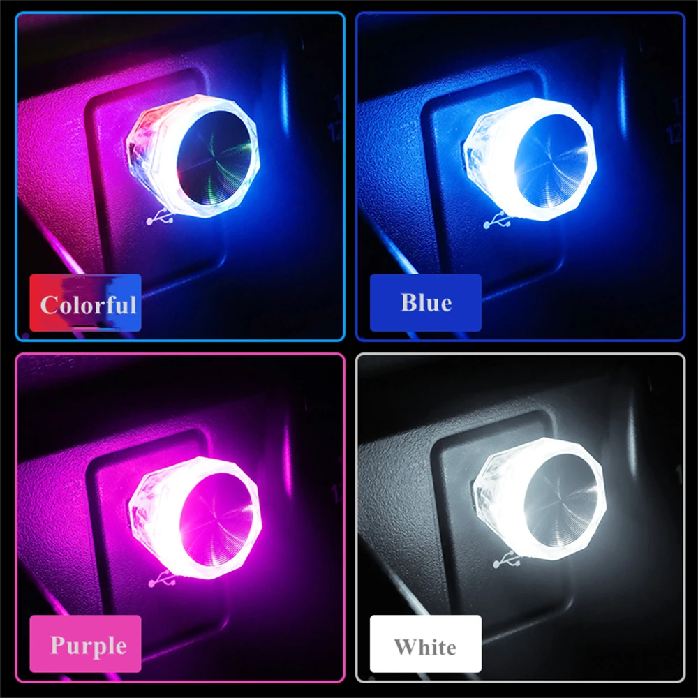 Usb Lampe Auto Innen Lichter Innen Auto Beleuchtung Atmosphäre Lampe – Bild 5