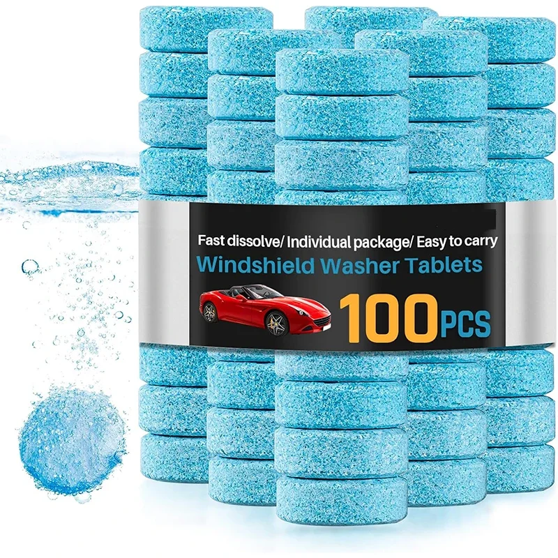 Auto-Scheibenwaschflüssigkeit, konzentrierte Tabletten, solide Brause-Wischer-Tablette für die Reinigung