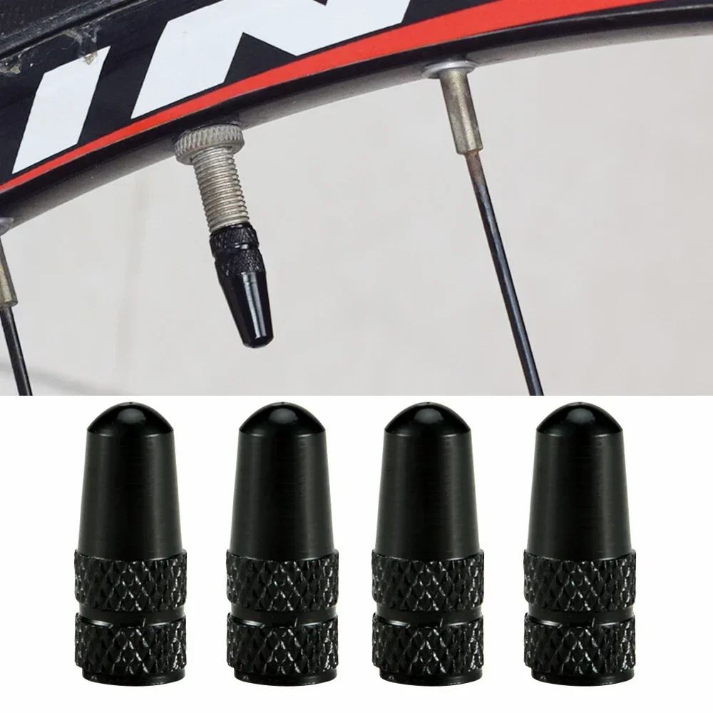 4er-Set Aluminiumlegierung Rennrad MTB Fahrradreifen Französisches – Bild 3