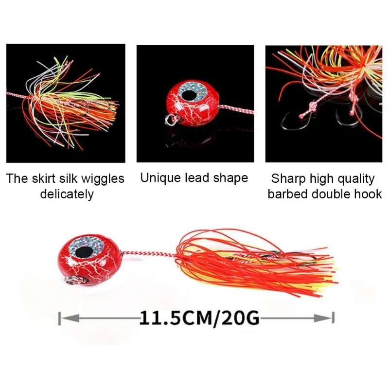 Tenya Madai Jig Kabura Salzwasser-Angelköder Inchiku Jigs Leadhead – Bild 3