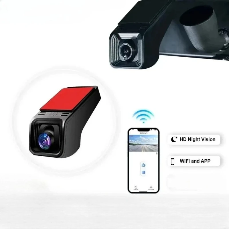 Auto-DVR-Dashcam-Kamera HD 4K 2K 1080P WiFi 24H Parküberwachung APP-Steuerung Auto-Fahrvideo-Recorder für alle