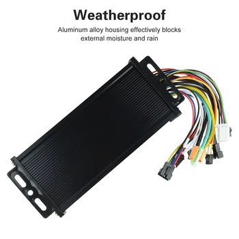 36V 48V 52V 60V 64V Sinuswellen-Brushless-Motorsteuerung 1000W 2000W 40A für S866 V889 Nr. 2-Protokoll