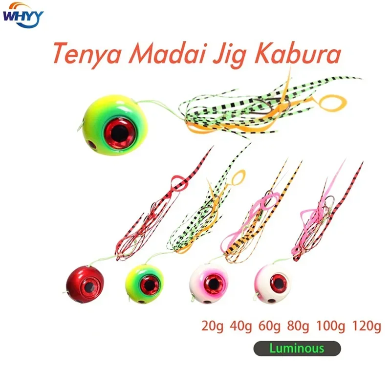 Tenya Madai Jig Kabura Salzwasser-Angelköder Inchiku Jigs Leadhead – Bild 5