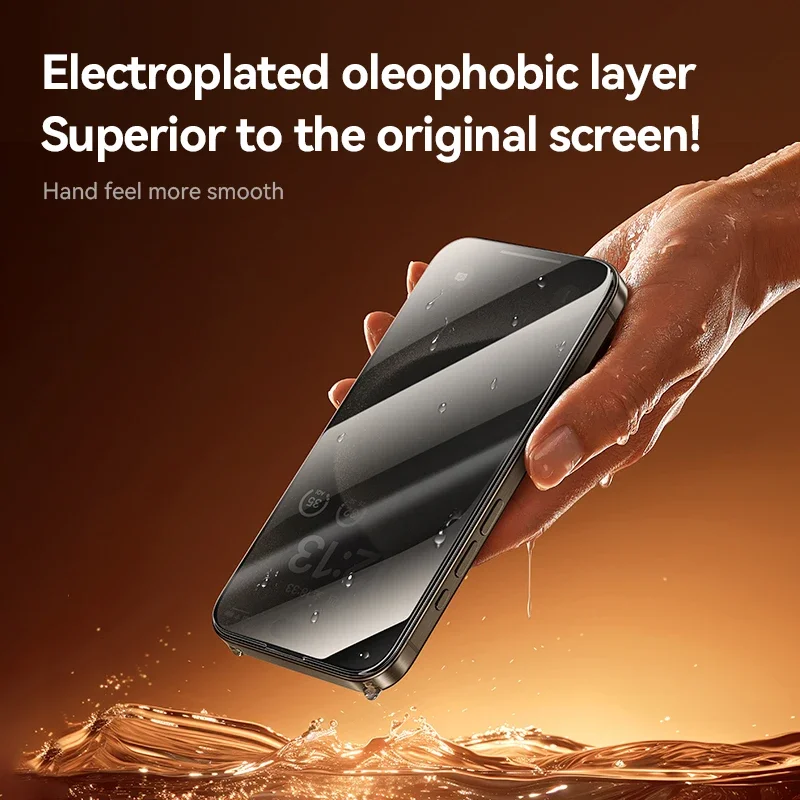 Joyroom 1/2 Stück Anti-Spionage-Glas für iPhone 18 17 16 15 14 Pro Max – Bild 3
