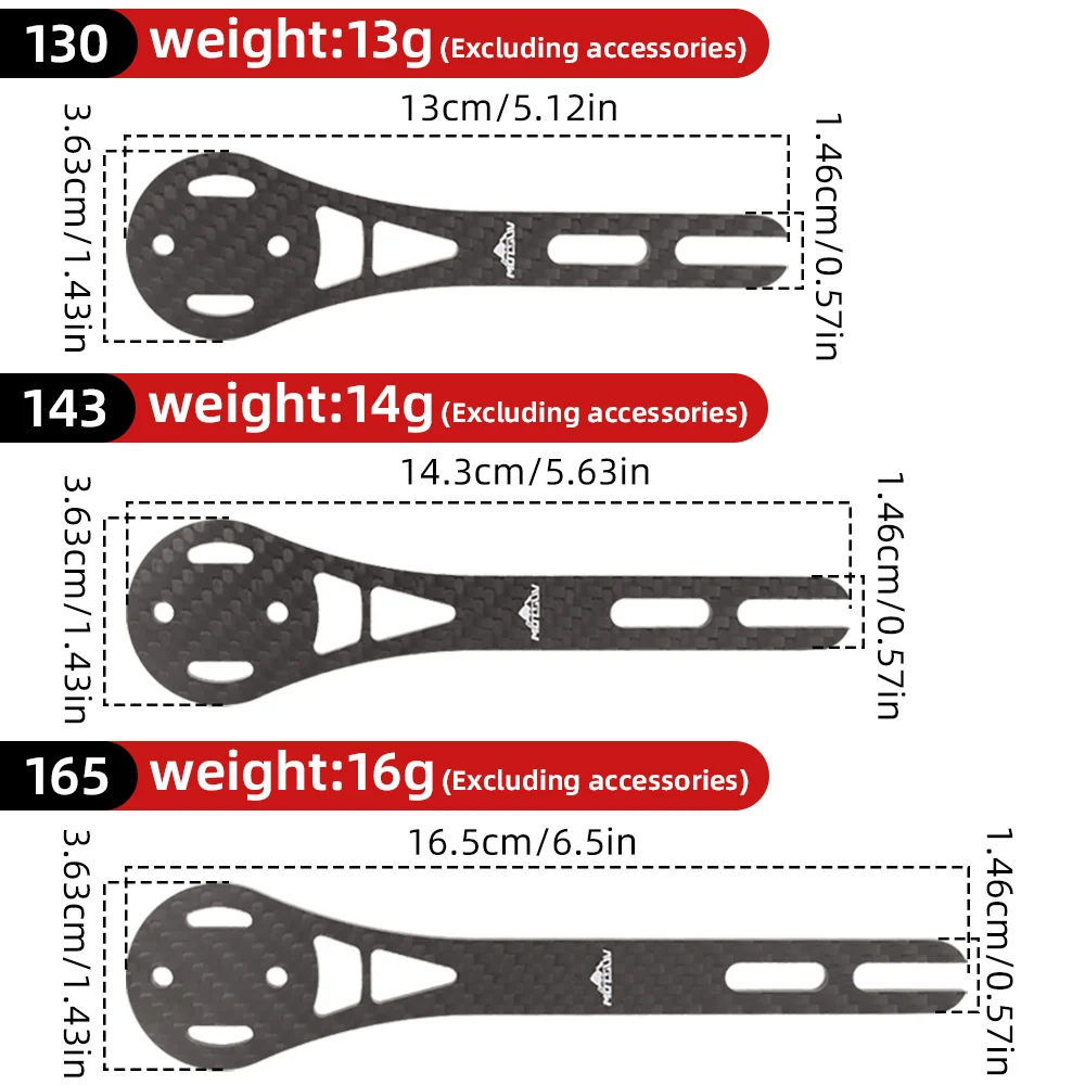 Motsuv Kohle faser Tacho halter integrierte Lenker halterung – Bild 2