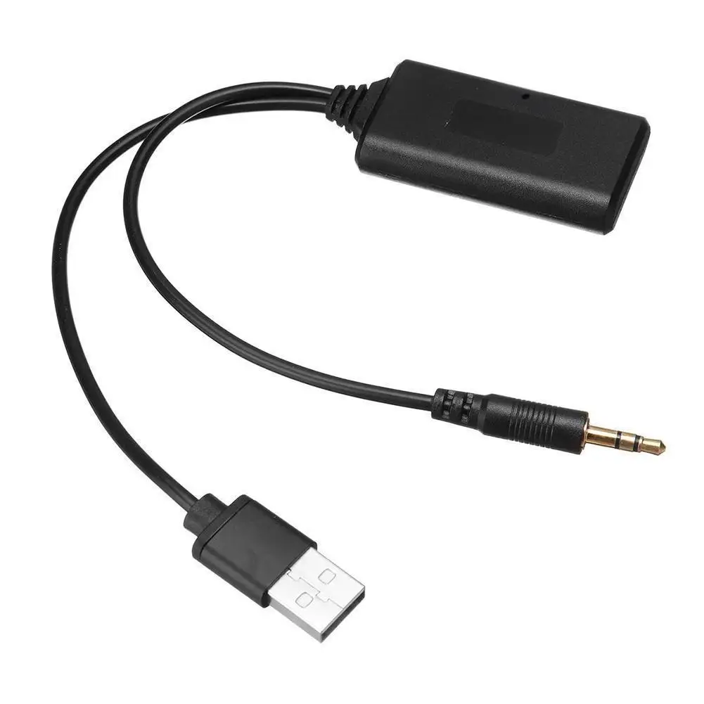Universal Auto 5V Bluetooth Modul Adapter Stereo Kabel AUX-IN 3,5 MM Jack Wireless Radio Adapter Aux USB