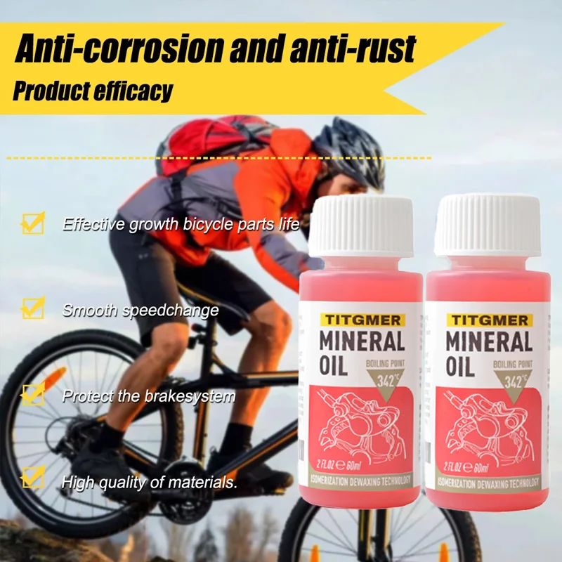 60ML Fahrrad Bremse Mineralöl System Flüssigkeit Radfahren – Bild 4