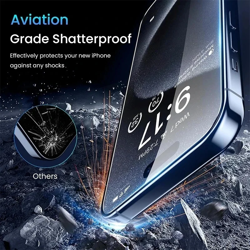 Sichtschutz-Displayschutz für iPhone 18 17 Pro Max Anti-Spionage-Glas – Bild 5
