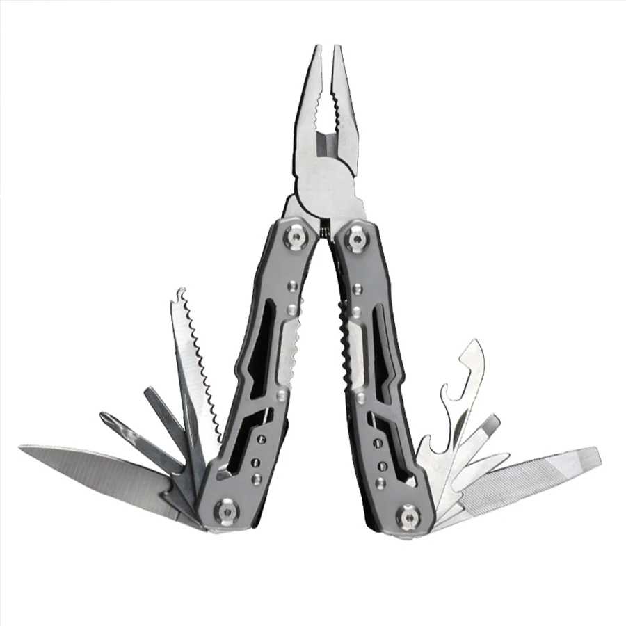 Camping Multitool Edelstahl Tragbare Klappmesser Zange Outdoor Notfall Überleben Ausrüstung