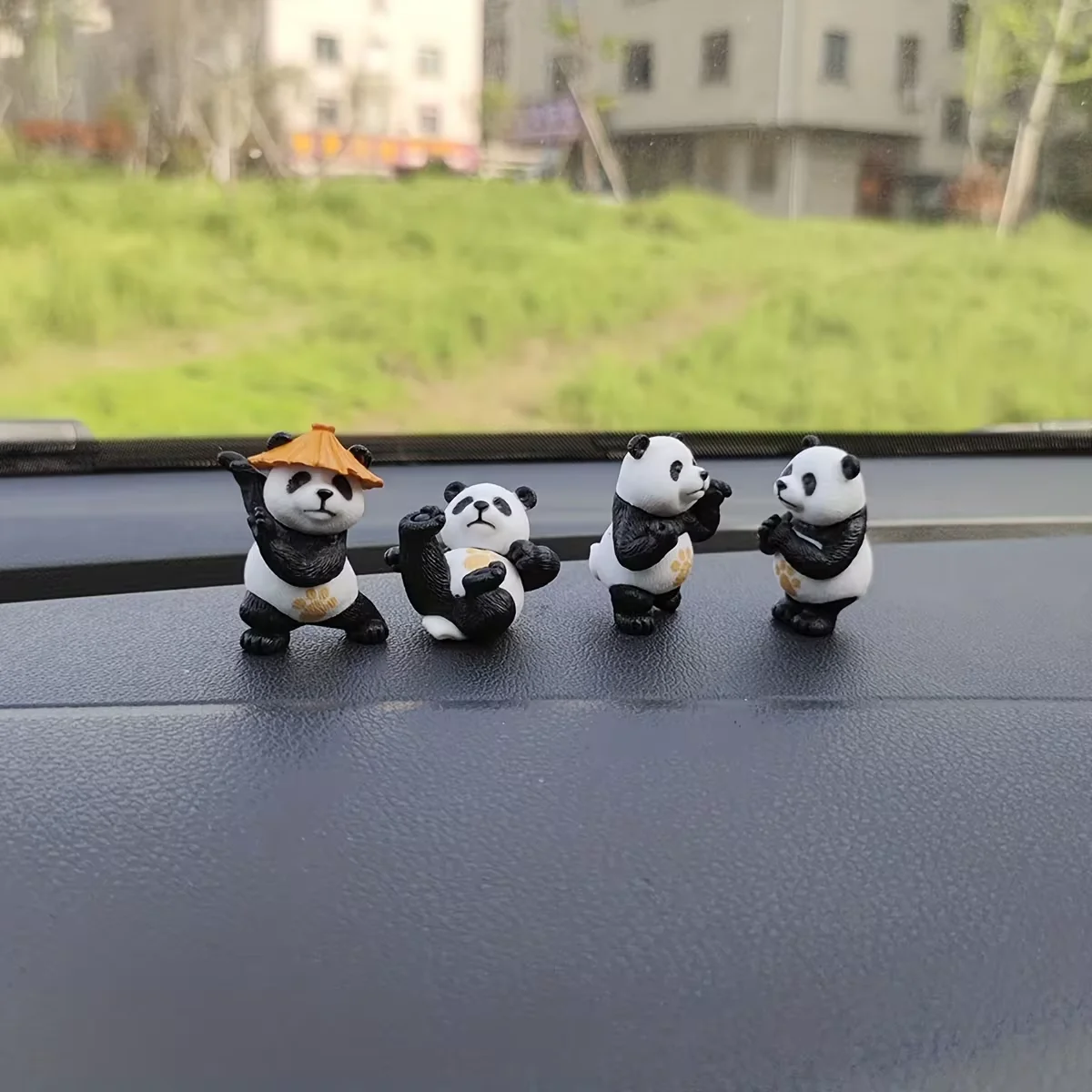 Panda Design Auto Ornamente Auto Center Konsole Ornamente (4 Stück) – Bild 5