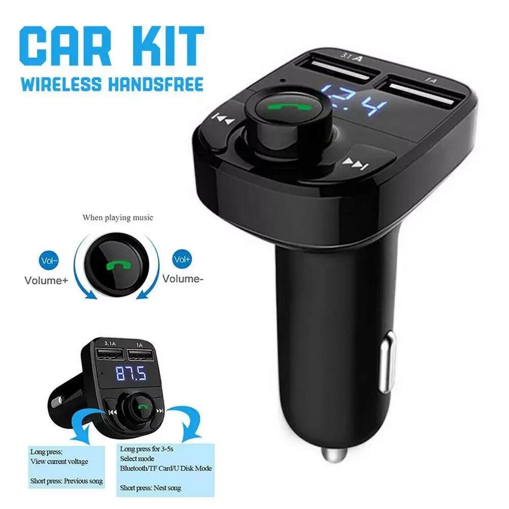Auto FM Sender Bluetooth 5,0 Ladegerät Freisprecheinrichtung Wireless – Bild 5