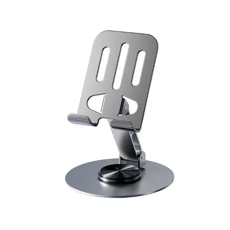 Universelles Ganzmetall-Aluminium 360° ° Drehbarer Handyhalter - klappbares Doppelwellen-Design, stabile