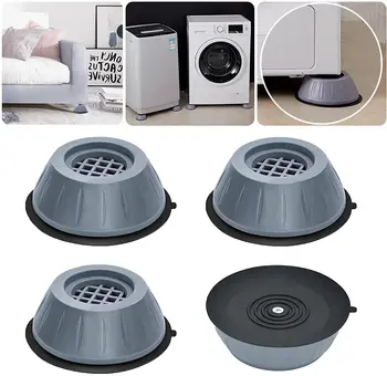 Anti Vibration Füße Pads Gummi Beine Slipstop Stille Skid Raiser Matte Waschmaschine Unterstützung dämpfer
