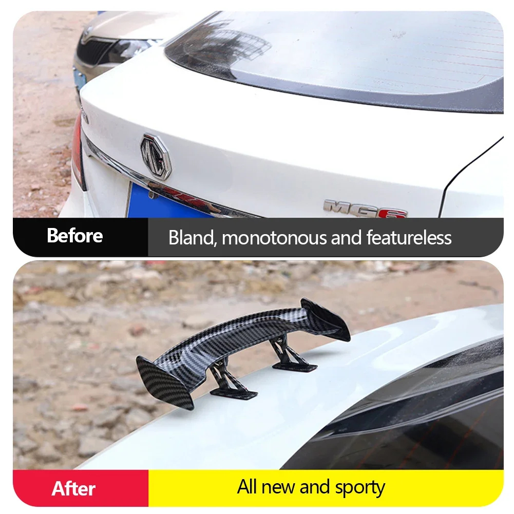 GT Stil Kleine Hinten Stamm Spoiler Flügel Auto Heckspoiler Boot Mini – Bild 6