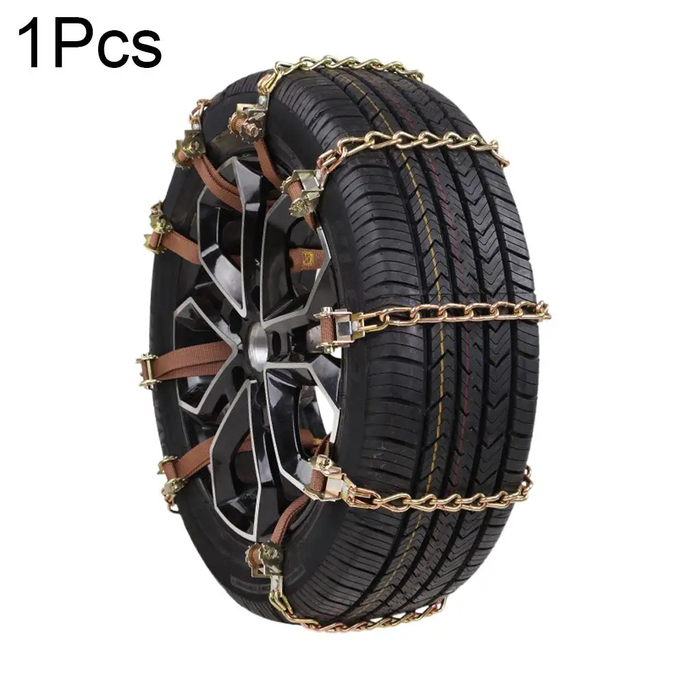 Auto Winter Schneeketten Eisen Schneekette Rutschfeste Kette Anti Skid Leistungsstarke Reifen Räder Kette LKW