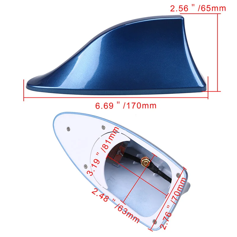 Universal Auto Shark Fin Antenne Abdeckung Basis Ersatz Radio Signal – Bild 3
