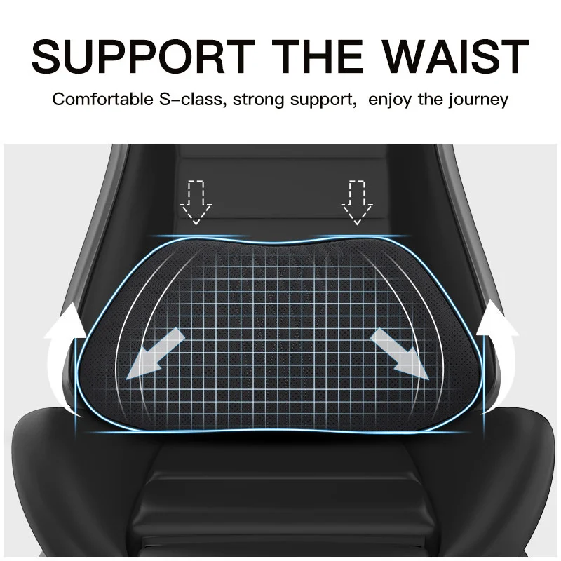 Auto-Kopfstütze Nackenstütze Sitz-Lendenwirbelstütze Design S-Klasse – Bild 4