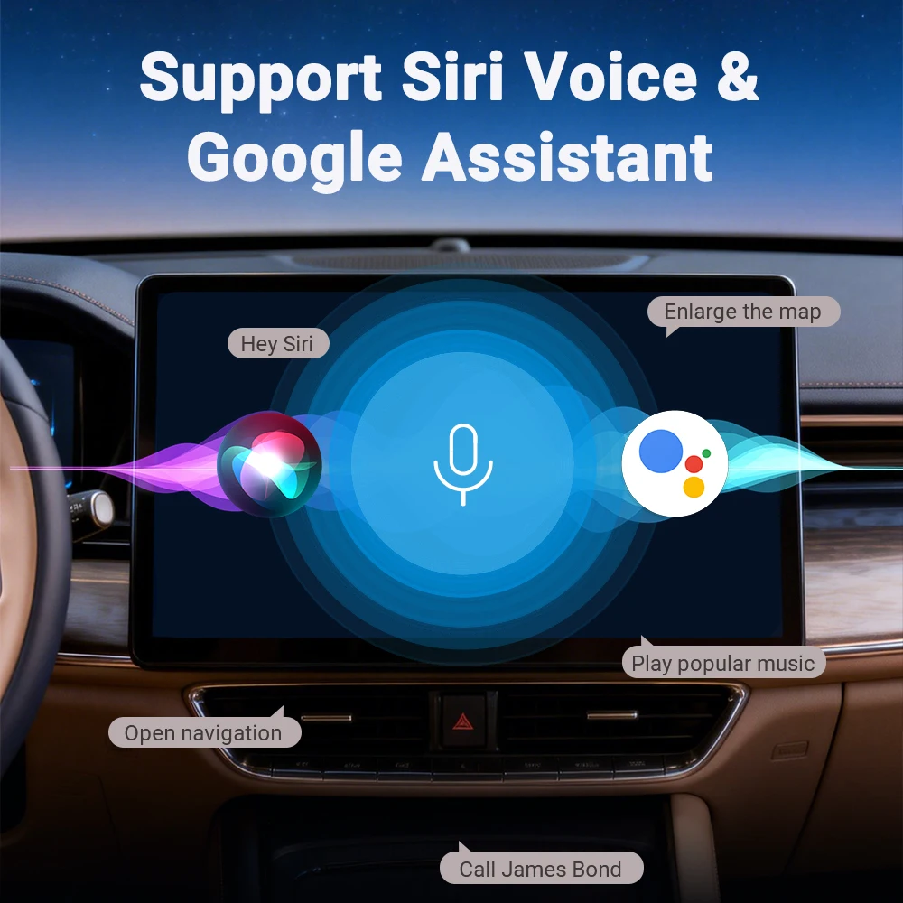 Kabelloser CarPlay Android Auto Adapter USB-Dongle Smart Mini Box – Bild 6